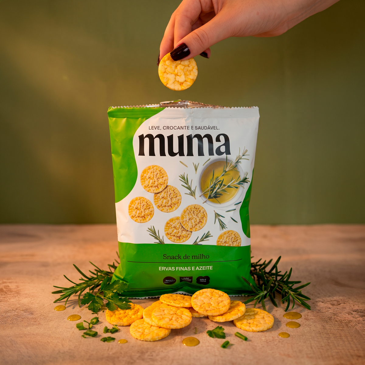 Biscoito Milho Ervas Finas Mini