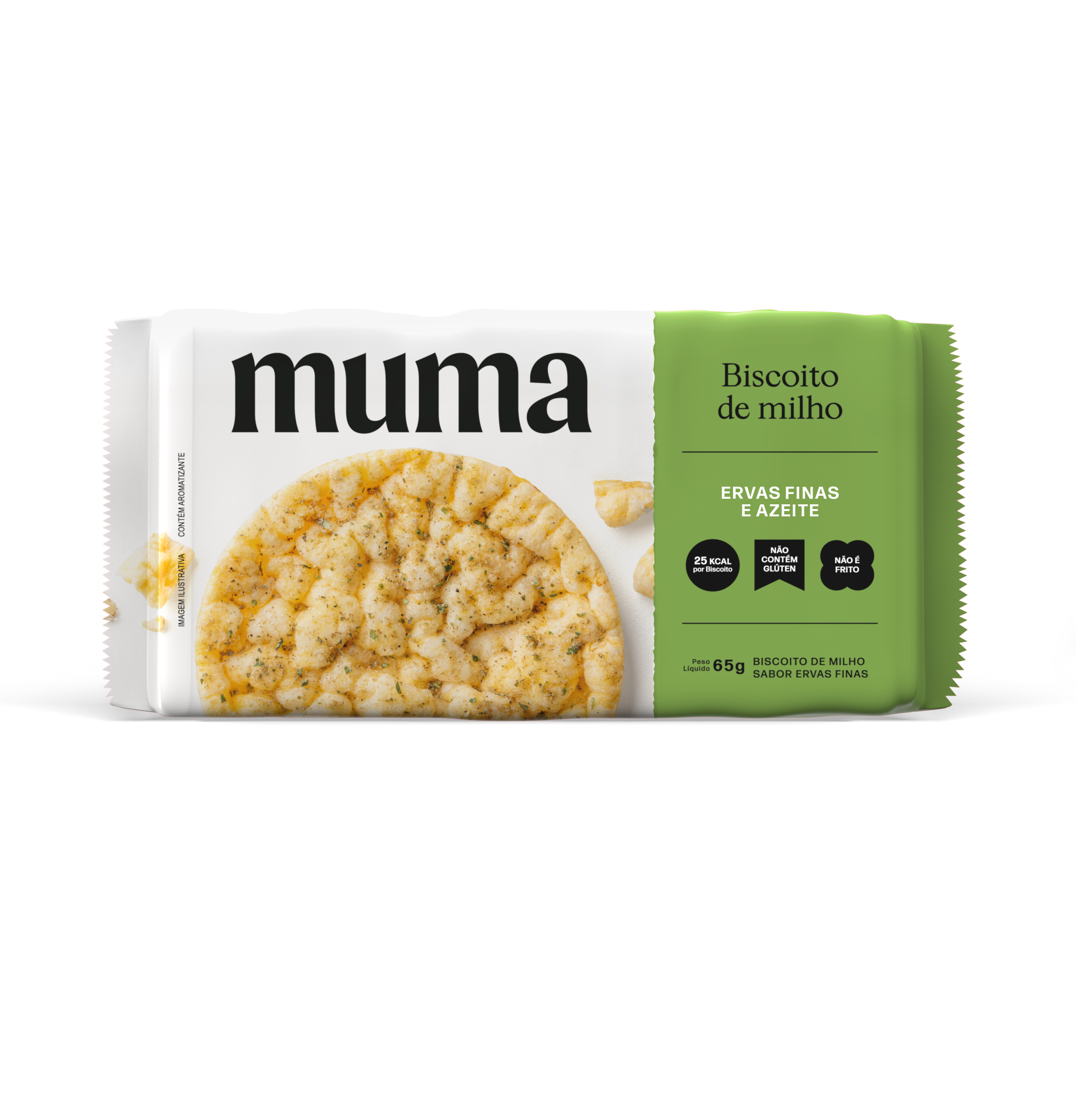 Biscoito Milho Ervas Finas