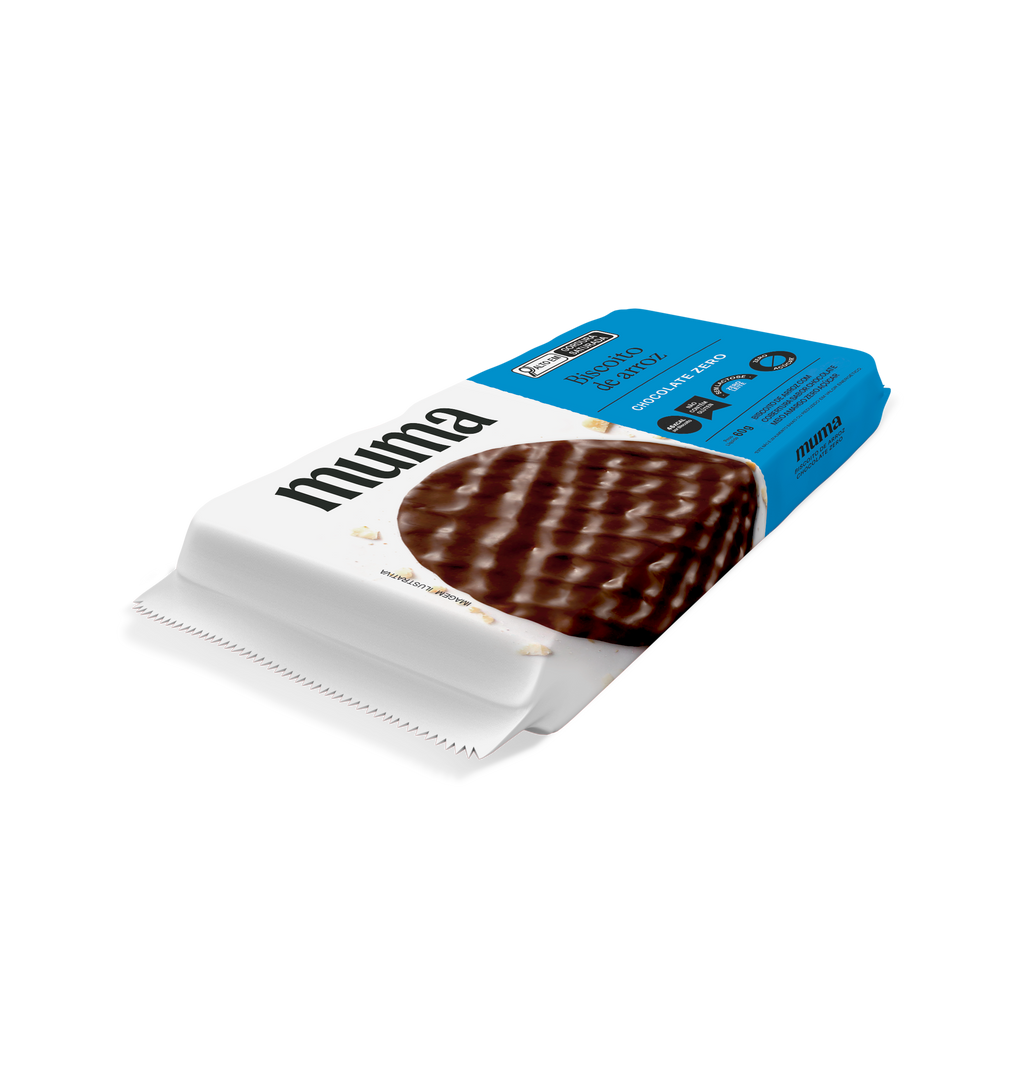 Biscoito de Arroz Chocolate Zero 60g