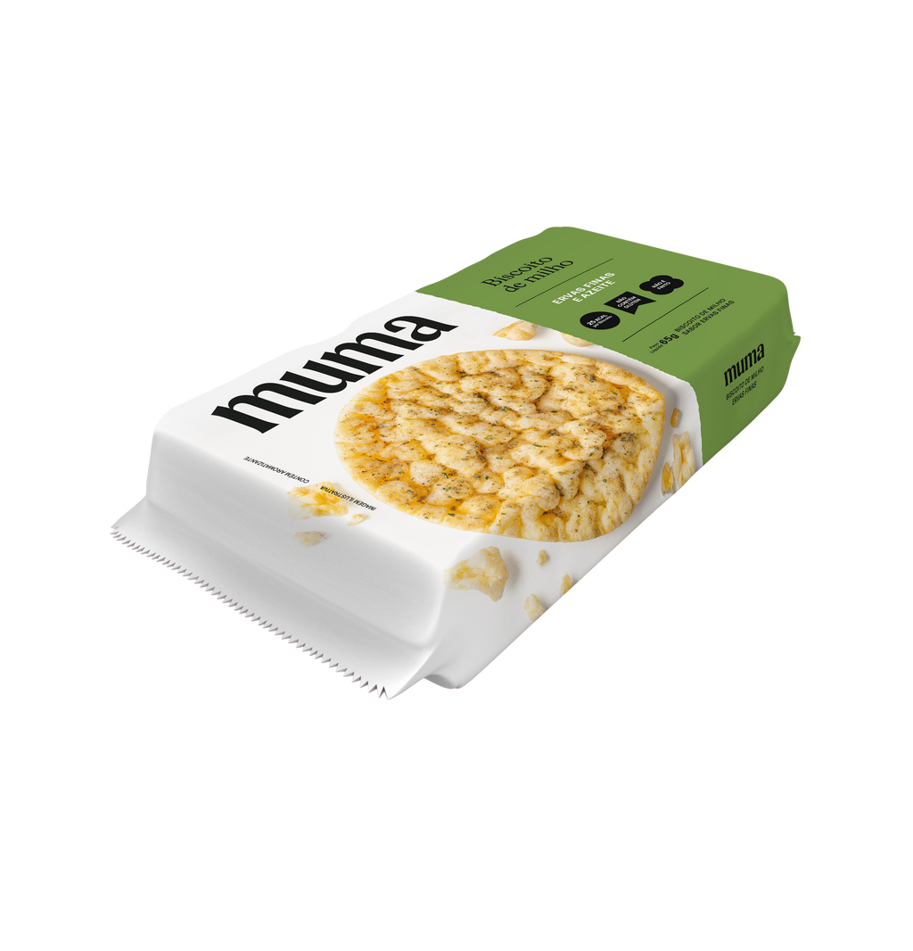 Biscoito Milho Ervas Finas