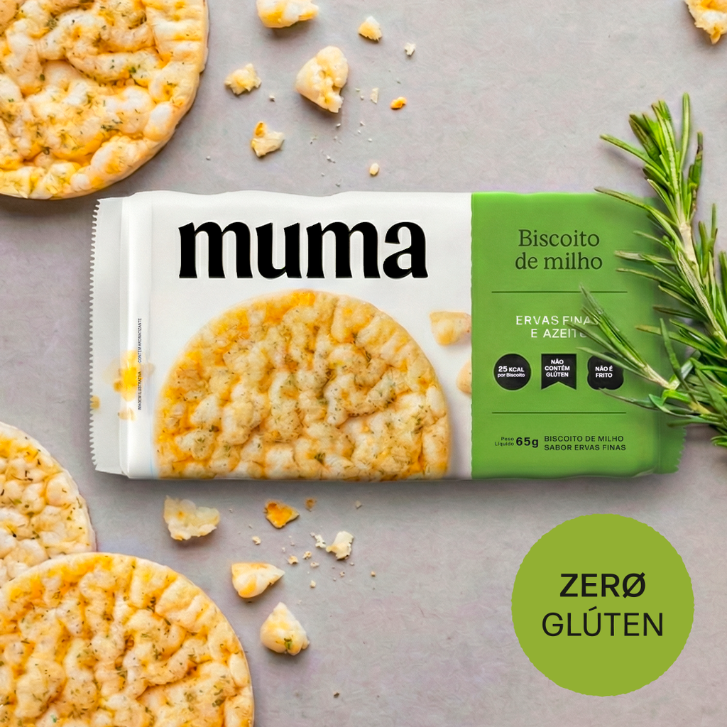 Biscoito Milho Ervas Finas