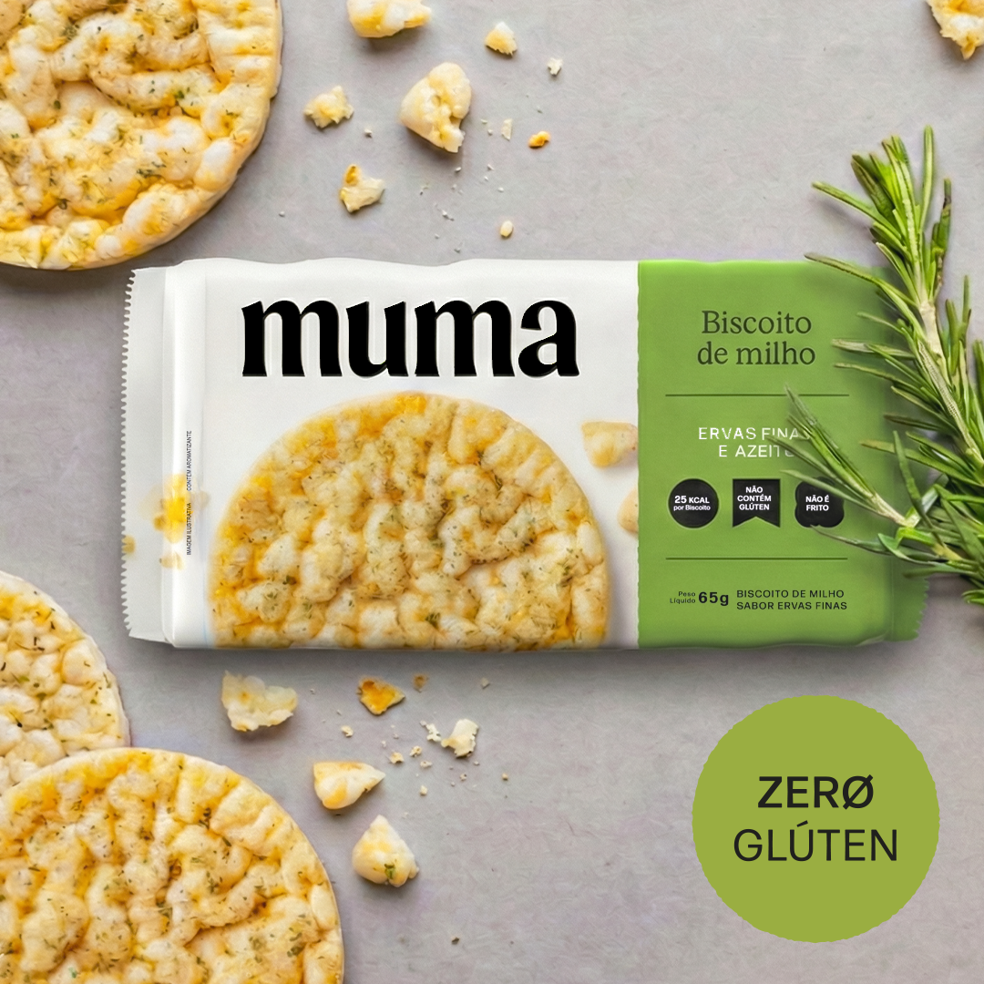 Biscoito Milho Ervas Finas