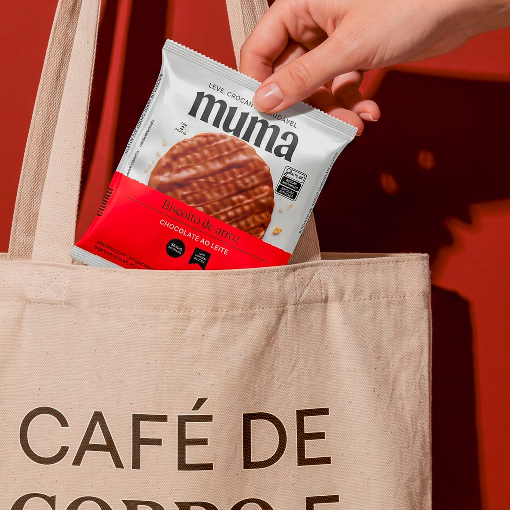 Biscoito de Arroz Chocolate ao Leite 30g (Individual)